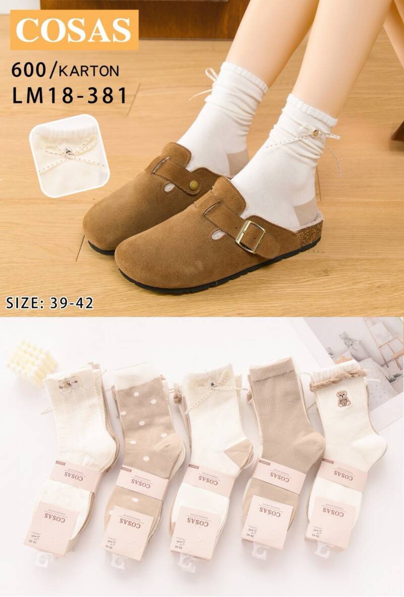 Skarpety damskie Roz 39-42, Mix kolor Paczka 40 szt